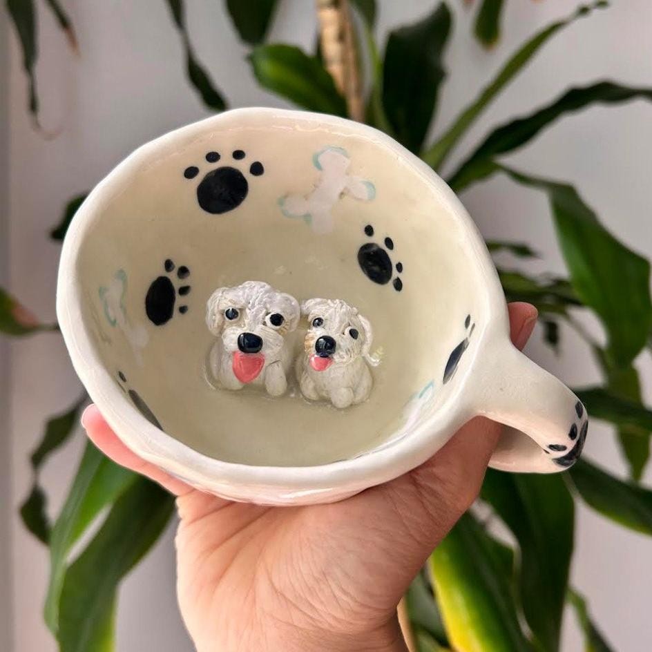 Personalised Pet Figure Mug Birthday Christmas Gift for Pet Lovers