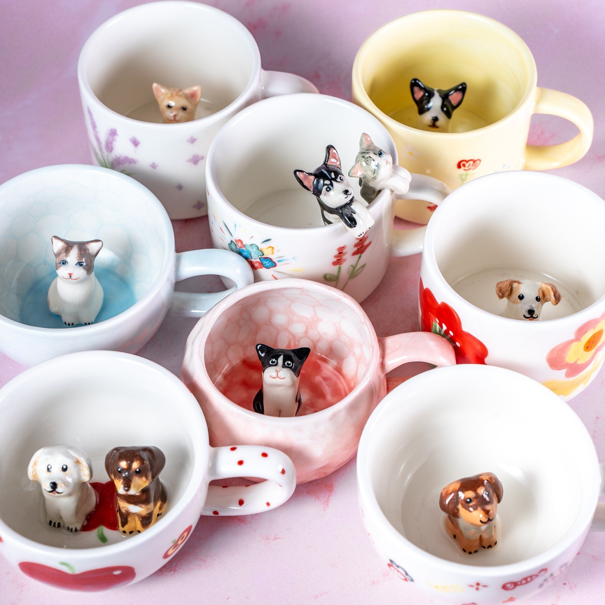 Personalised Pet Figure Mug Birthday Christmas Gift for Pet Lovers
