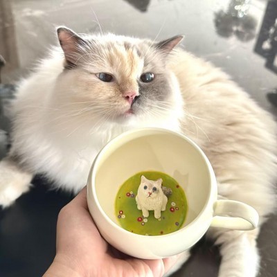 Personalised Pet Figure Mug Birthday Christmas Gift for Pet Lovers