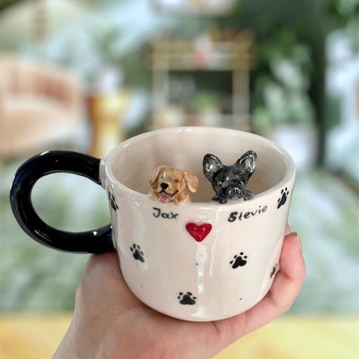 Personalised Pet Figure Mug Birthday Christmas Gift for Pet Lovers
