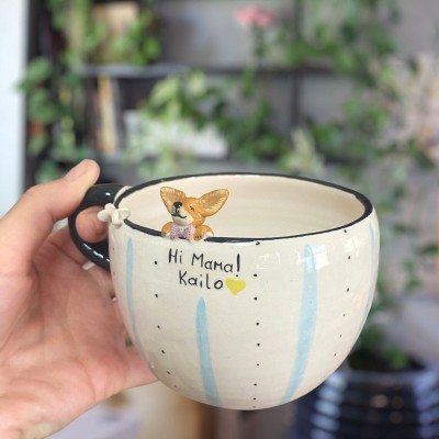 Personalised Pet Figure Mug Birthday Christmas Gift for Pet Lovers