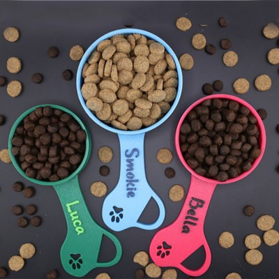 Personalised Dog Food Scoop with Name Gift for Dog Lover
