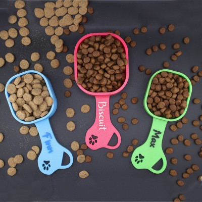 Personalised Dog Food Scoop with Name Gift for Dog Lover