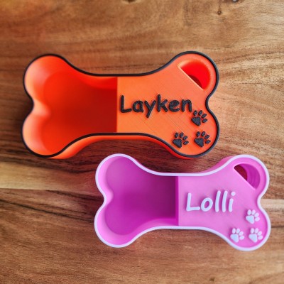 Personalised Dog Bone Food Scoop with Name Gift For Pet Lovers