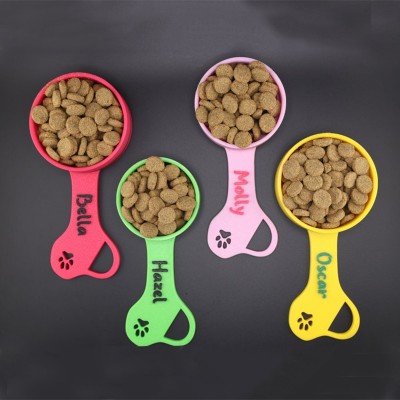 Personalised Dog Food Scoop with Name Gift for Dog Lover