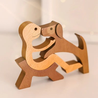 Personalised Wooden Pet Carvings The Love Between You And Your Fur-Friend Christmas Gift For Pet Lovers